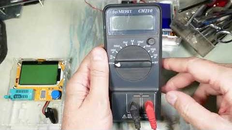 "Antique" Capacitance Meter - BelMerit CM210 (4K)