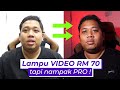 Lampu video RM 70 tapi hasil PRO bai !! ( Ulanzi i Light )