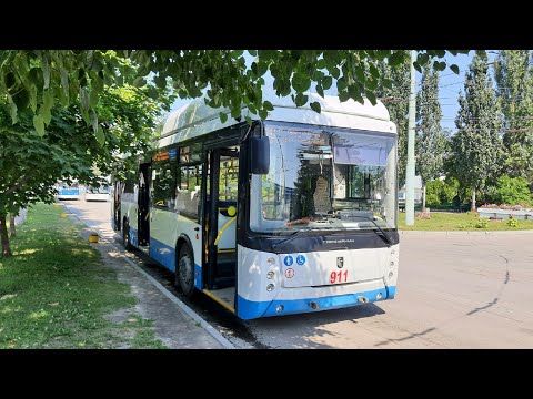 Первый Горожанин и 10 - ый маршрут | Троллейбус УТТЗ - 6241 - 10 - 02, Чебоксары.