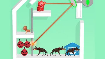 Be Careful Laser Kitten Rescue New Gameplay | Pull The Pin Game