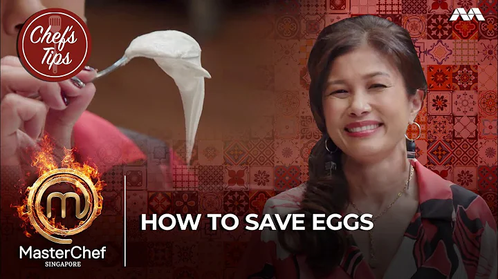 Chef Audra Shows Us How to Save Eggs | MasterChef Singapore S3