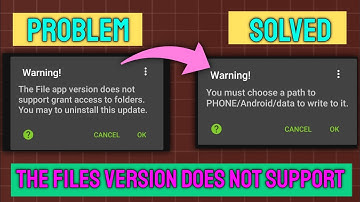 The Files app version does not support grant access to folders | OBB folder not showing | ZArchiver.