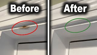 How to Fix Damaged Wood Trim | Easy Woodwork Repair!