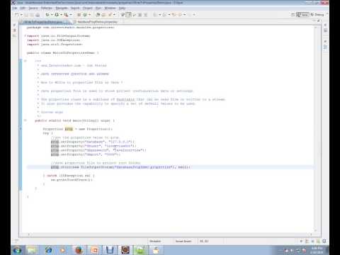 How to Write to properties file Java