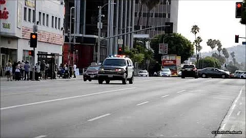 Chevrolet Tahoe - LAPD Code 3 [Amazing siren work]
