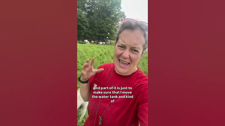 "Checking" our virtual fence #goatfarming