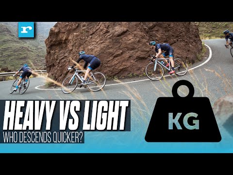 Does A Heavier Cyclist Descend Quicker? We Strapped Weights To Ourselves To Find Out!