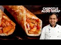 CRUNCHY ALOO WRAP - Chipotle Potato Roll / Work From Home Recipes - CookingShooking