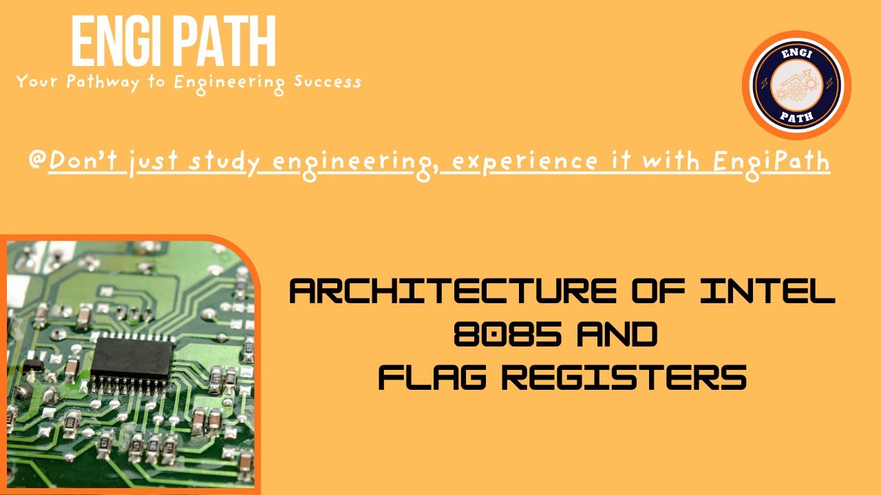 Architecture of Intel 8085 and Flag Registers - YouTube