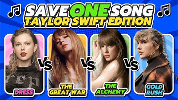 SAVE ONE SONG - The HEARTBREAKING Taylor Swift Challenge 💔 | Save ONE, Lose the Rest! 🎶