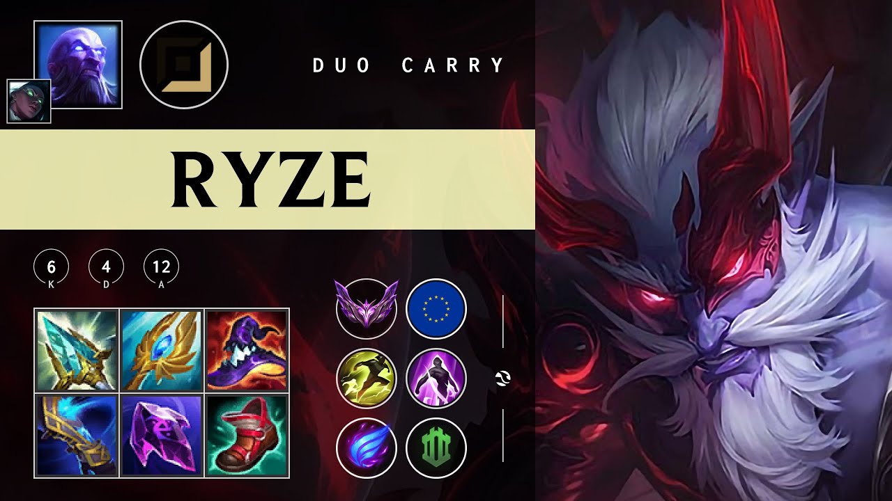 Ryze Carry vs Draven - EUW Master Patch 25.23