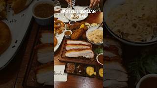 BROTZEIT GERMAN BIER BAR SINGAPORE VIVO CITY OCTOBER FEST BEER PORK KNUCKLE FOOD