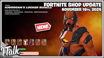 Fortnite Shop *NEW* HJDOOGAN LOCKER BUNDLE! [November 16th, 2025] (Fortnite Chapter 6)