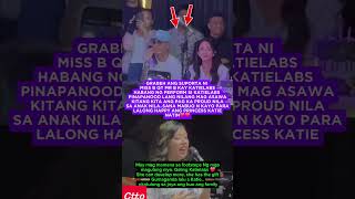 GANITO NILA SINUPORTAHAN SI KATIELABS HABNG SOLO NA NAG PERFORM SA STAGE..NAKAGABAY SILANF MG ASAWA