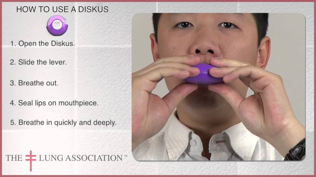 how to use advair diskus inhaler