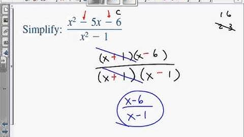 Algebra 2 Lesson 9 4 Multiplying and Dividing Rational Expressions part 1