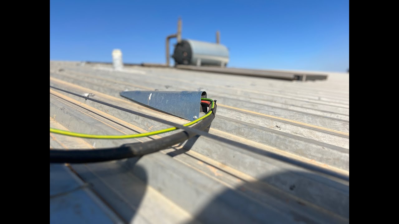 No Waterproofing needed How to put Solar cables through an IBR Roof ...