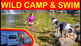 Lake District  Whorneyside Force & Langdale. OffGrid Etrusco camp & wild swim