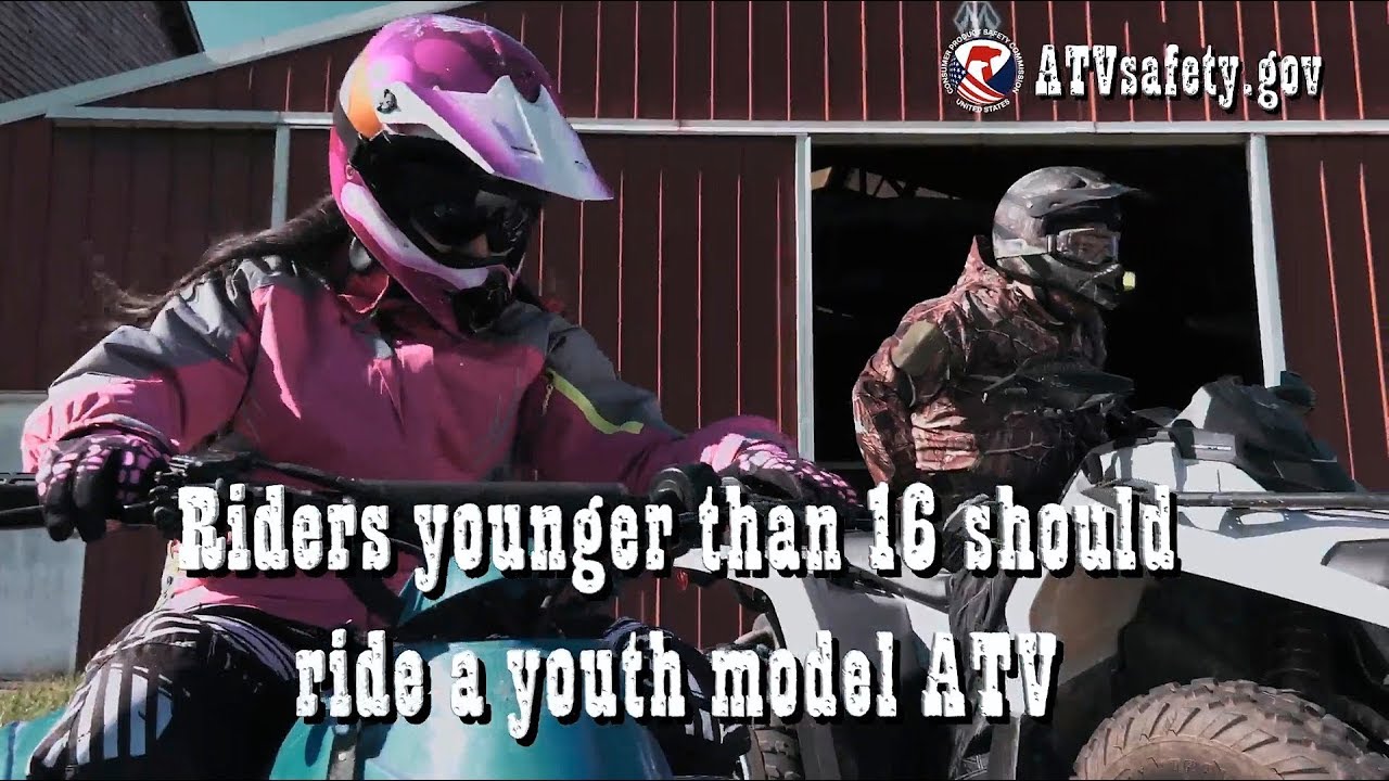 ATVs should be Age Appropriate