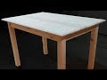 Making a simple and easy dining table