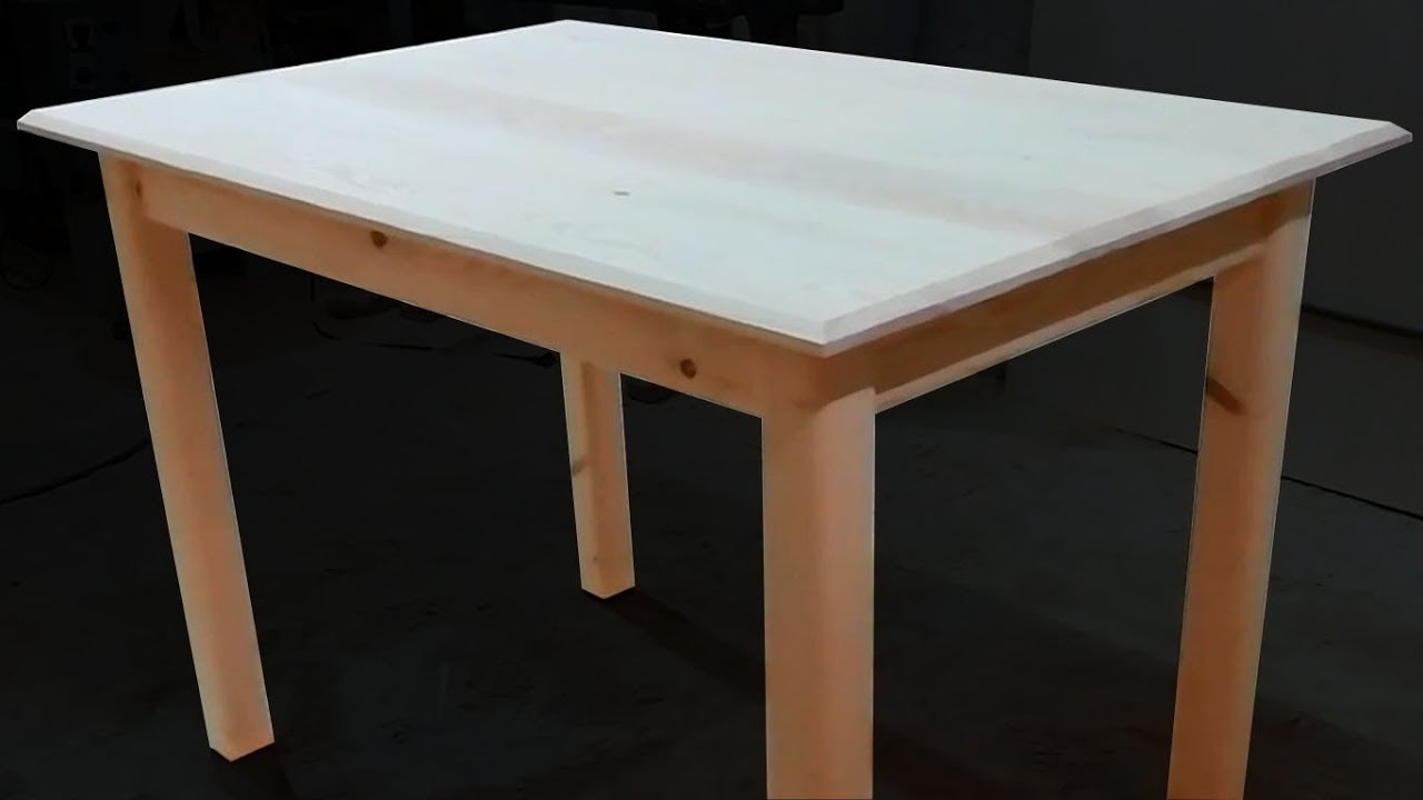 Making a simple and easy dining table 
