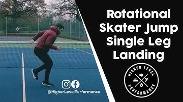 Rotational Skater Jump Single Leg Landing