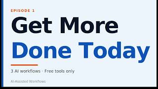 Famous Your First AI Workflows (Email, Meetings, Content) that Will Save You Hours This Week Profile