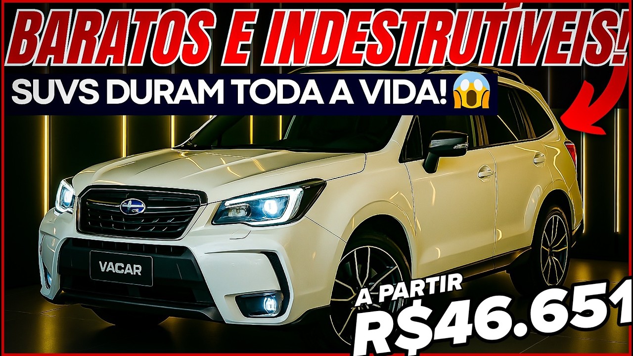 🔥 7 Suvs Que Nunca Quebram! Você Compra Uma Vez E Usa A Vida Toda Sem Ir Ao Mecânico 🤯