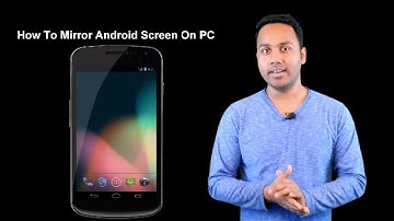How To Mirror / Project Your Android Mobile Screen On PC [Hindi / Urdu]