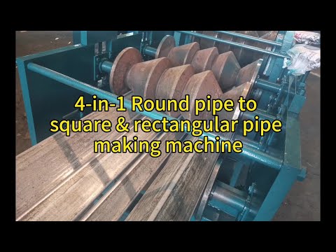 Станок для производства квадратных стальных труб, преобразовать круглые трубы в квадратные трубы