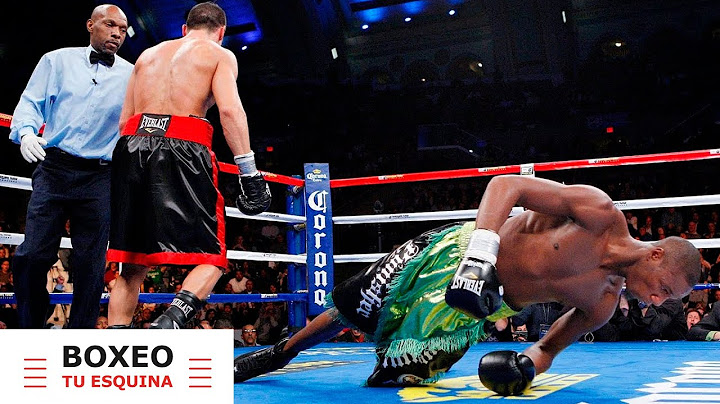 Sergio Martinez vs Paul Williams II. Espectacular KO
