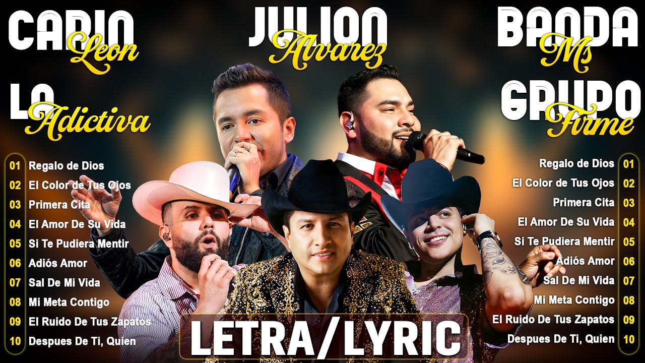 Julión Álvarez, Grupo Firme, Banda MS, Grupo Frontera, Carin Leon ♫ Lo Mejor Banda Románticas 2026