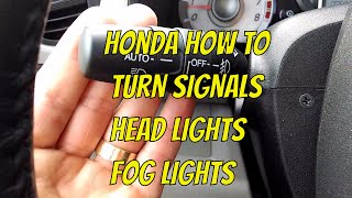 2013 Honda Pilot  Turn Signals/Head Lights/Fog Lights
