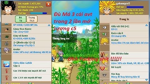 Ngọc Rồng Online - Mở Được 3 Cái Avatar Trong 2 Lần Mở Rương Cấp 5 !!!