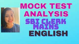 Mock Test Analysis for SBI Clerk Mains|English|Aspiring Banker Anwesha screenshot 4