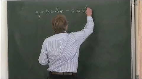 Prof. Andreas Prohl | Numerical Analysis for the Stochastic Landau-Lifshitz-Gilbert equation