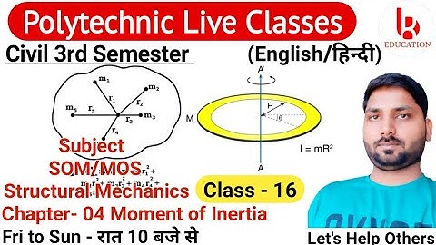 Structural Mechanics/SOM | Chapter- 4 | Class 16 | 3rd Semester | Civil 3rd Semester by Brijesh Sir