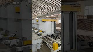 Finger joint stacker