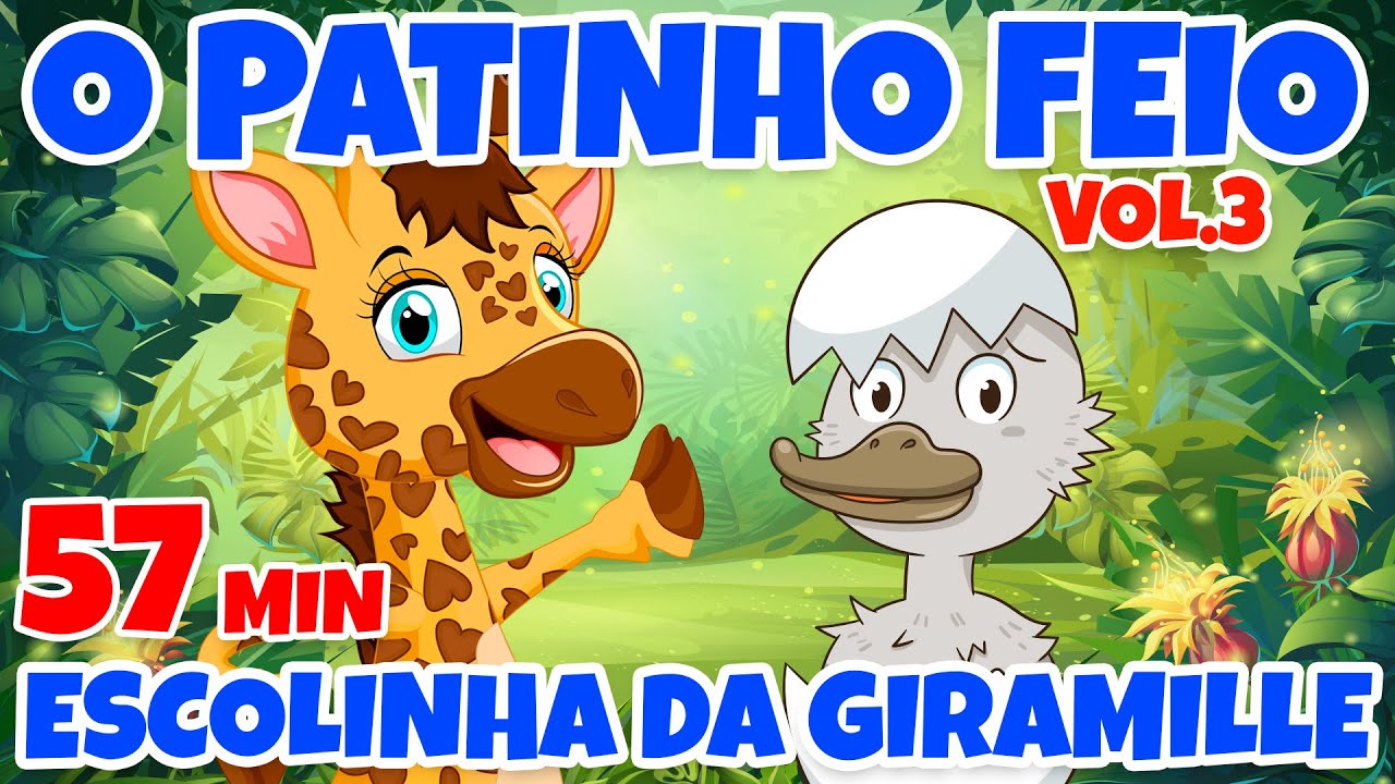 O Patinho Feio Escolinha da Giramille Vol. 3 - Giramille 57 min | Desenho Animado Musical