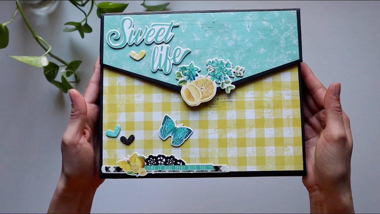 Clutch Folio Student-Made *Breathtaking!* Simple Stories Lemon Twist 2023