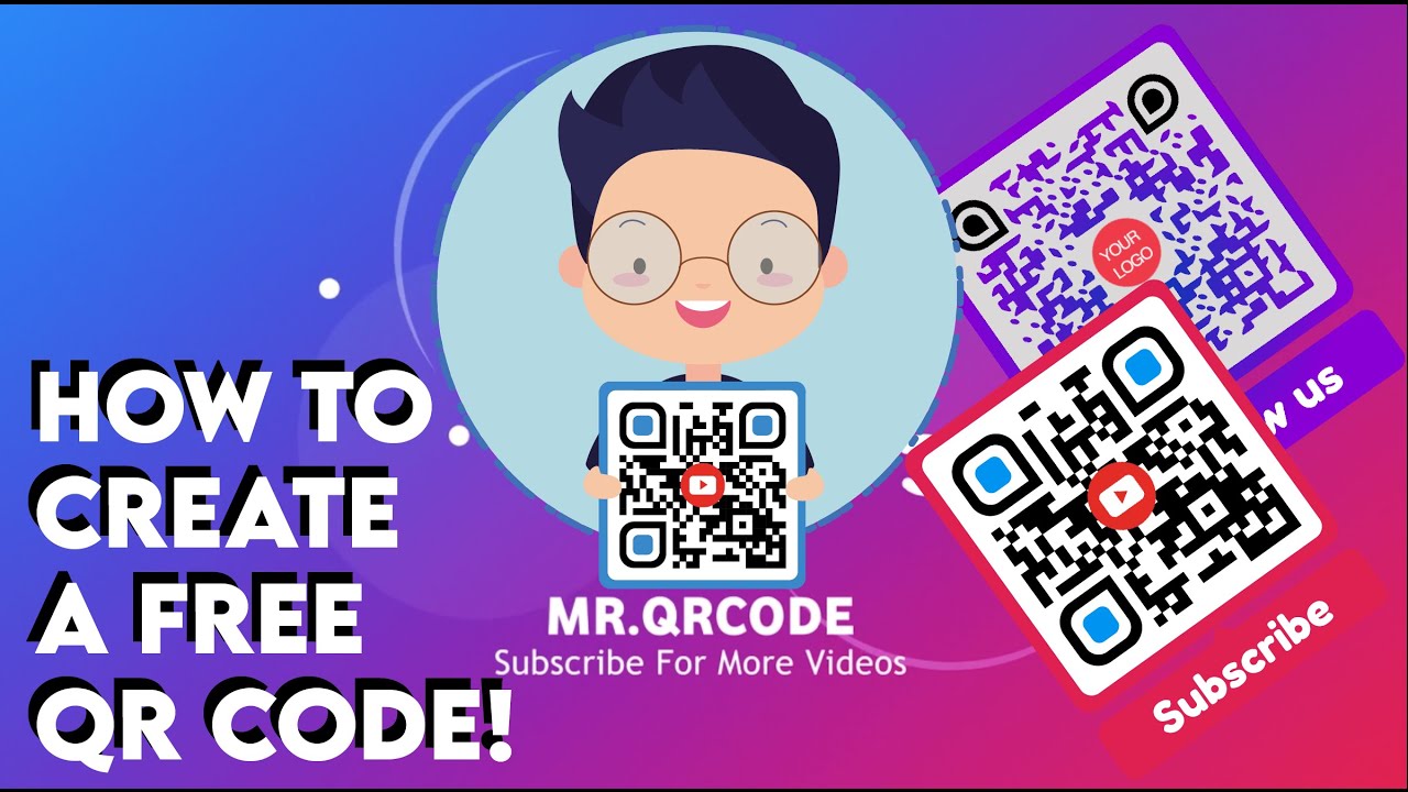 How to generate a free QR code for any web links! - YouTube
