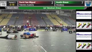 Austin Braun pins his way to Preseason Nationals title