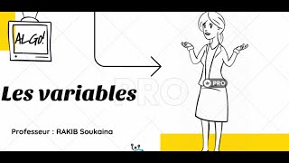 Algorithme : Notion de variable
