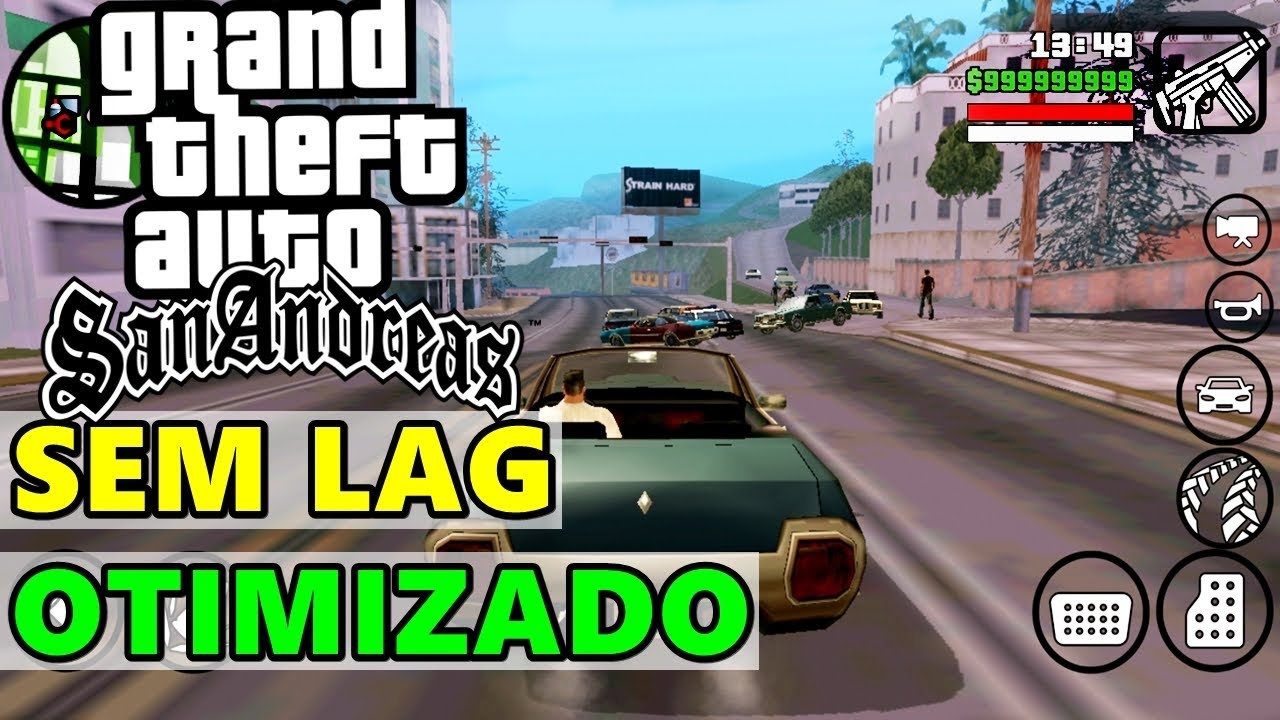 GTA SA ANDROID: NOVO SUPER Mod De GRÁFICOS REALISTAS Lite! PARA CELULAR  FRACO 2023 