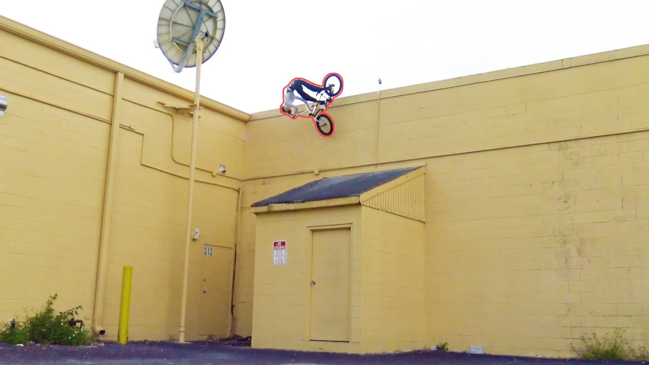 BMX Roof Drop Gone Wrong