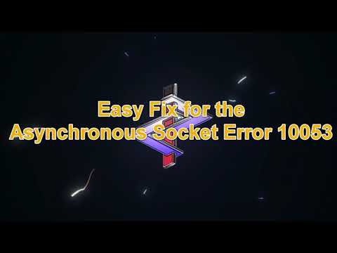 saa* 様 Easy fix for the asynchronous socket error 10053 - YouTube
