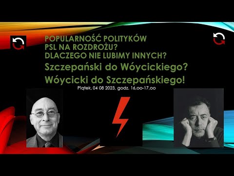 kto lubi polityków? czemu nie lubimy innych? PSL walczy w swoje.