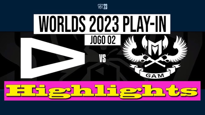 LOUD VS GAM ESPORTS JOGO 1 - MD3, Highlights, Worlds 2023 Play-In
