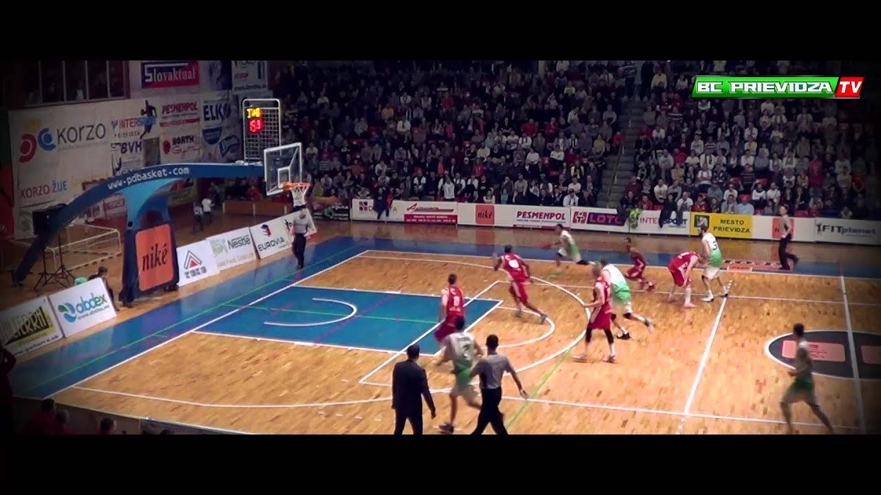 Zostrih zápasu BC Prievidza MBK Rieker Comtherm Komárno 17.1.2015