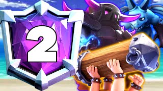 TOP2 with PEKKA BRIDGE SPAM Minions😚-Clash Royale